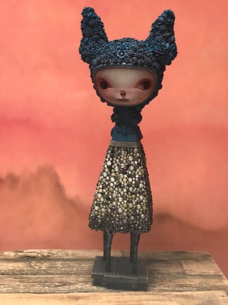 Blue Apothecary Rabbit by Kathie Olivas, Image 1.