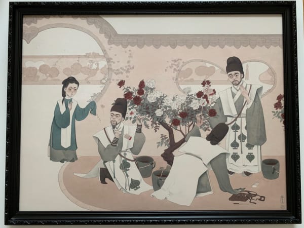 Painting roses by Lihao Lu, Image 3.
