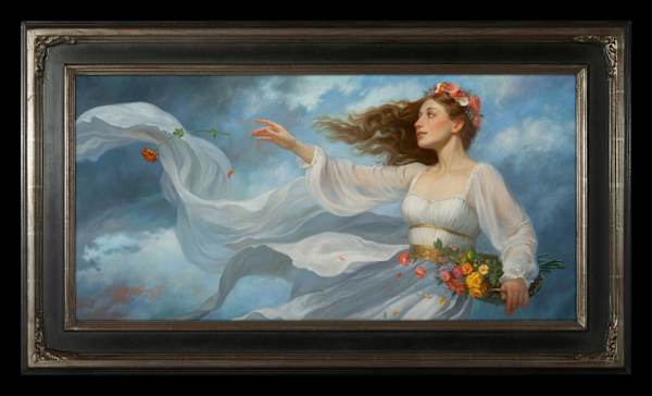 Zephyr Flirting with Flora by Howard Lyon, Image 2.