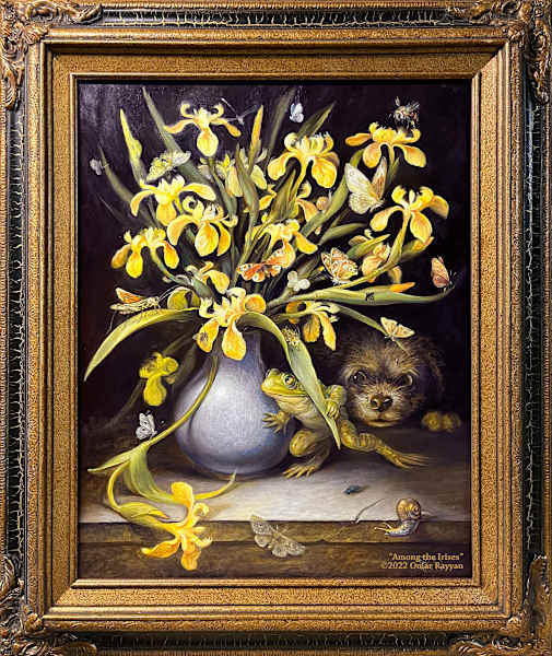 Hunting Among Irises by Omar Rayyan, Image 1.
