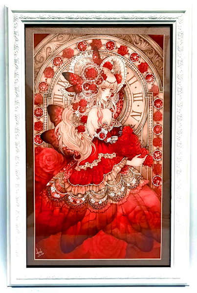 Ruby Clock by Laverinne, Image 2.