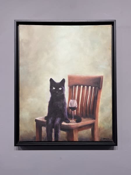 Glass On Chair by Richard Ahnert 