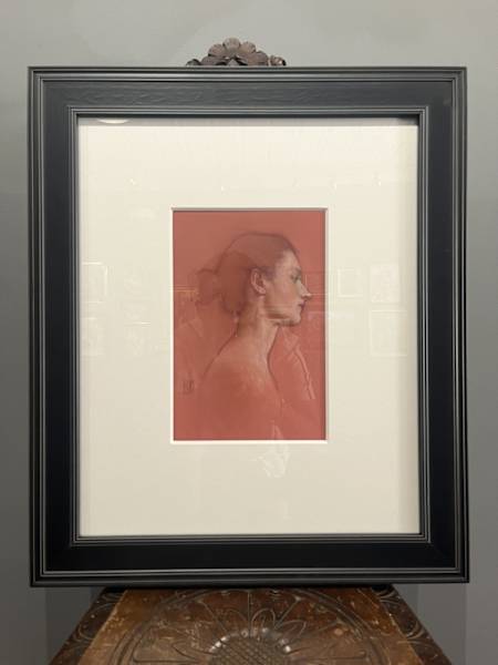 Sanguine Study in profile by Stephanie Rew, Image 3.