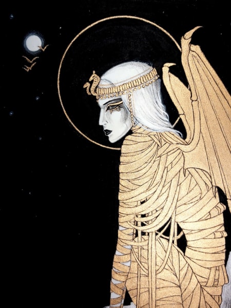 SPHINX or The Echoes from Fire by Orphné Achéron, Image 1.