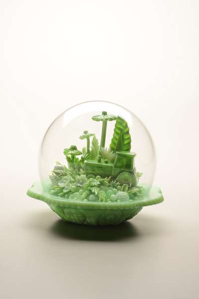 Tractor in River and Jade by Amber Cowan, Image 3.