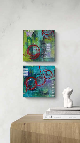 Unraveled 2 by Kerrie Neumann Art 