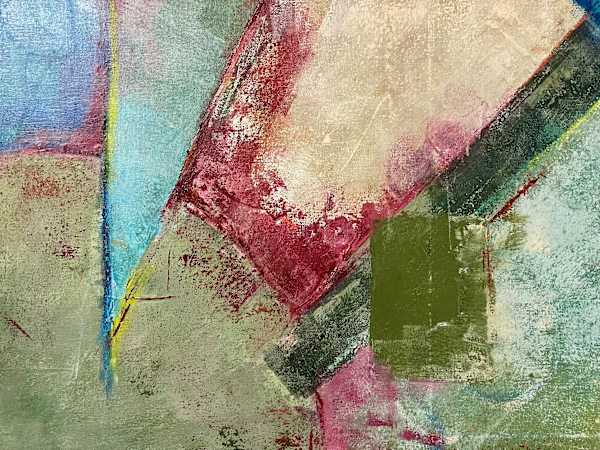 Green Pure Abstract by Kerrie Neumann 