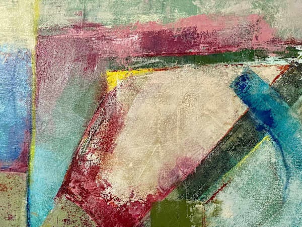 Green Pure Abstract by Kerrie Neumann 