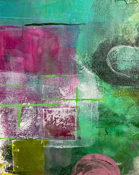 Abstract Heart Beat by Kerrie Neumann Art 