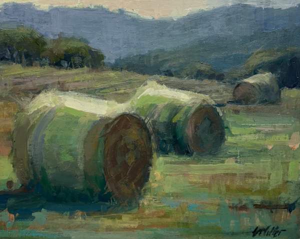 Hay Bales by Flourish Fine Art Gallery & Studio | Artwork Archive