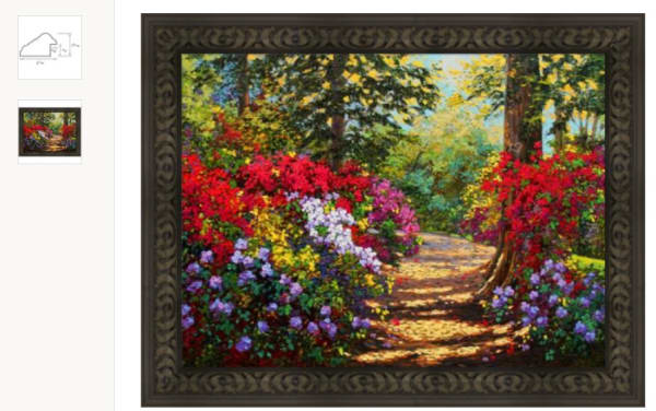 Lover's Lane 11/95  Image: Framed Marquis Plus $125.00