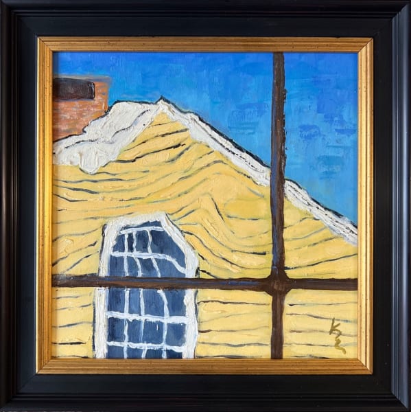 Wobbly Old Window by Kate Emery 
