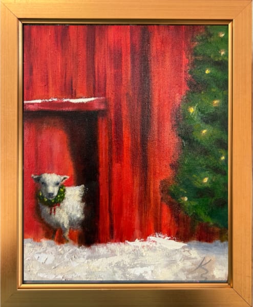 Holiday Sheep by Kate Emery 