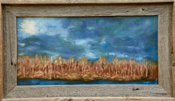 December Clouds on the Farmington by Kate Emery 