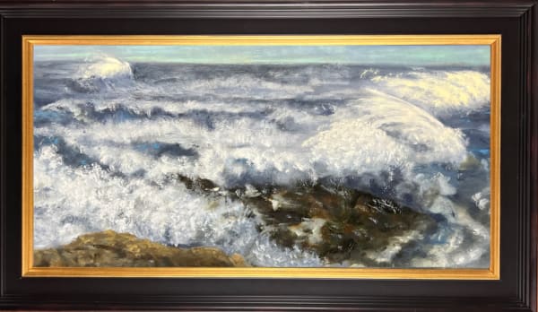 Windswept waves by Kate Emery 
