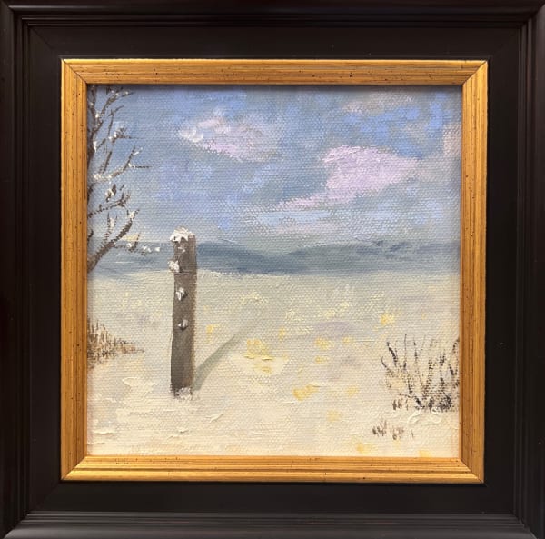 Old Post - Winter by Kate Emery 
