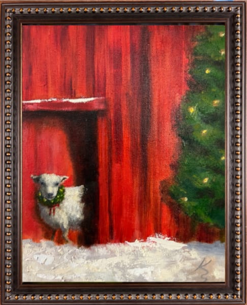 Holiday Sheep by Kate Emery 