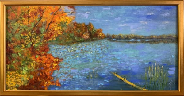 Fall At Great Pond by Kate Emery 