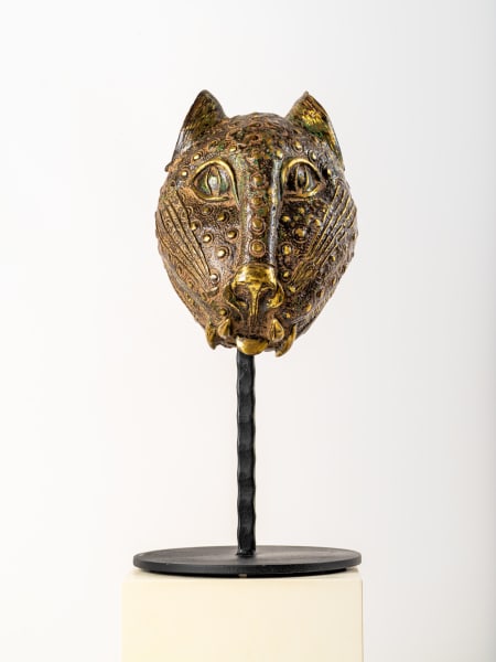 Benin Leopard Mask by Rigsby Frederick 