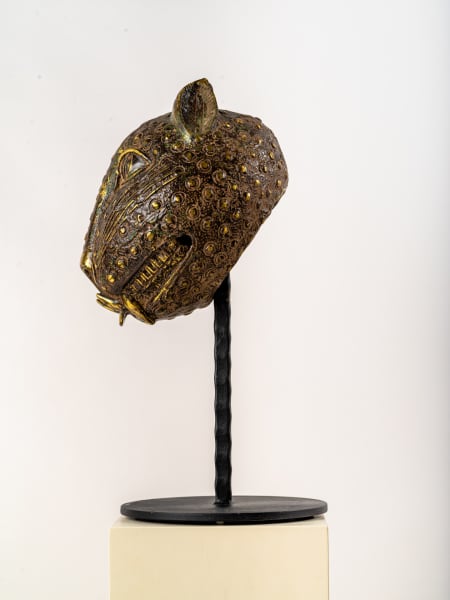 Benin Leopard Mask by Rigsby Frederick 