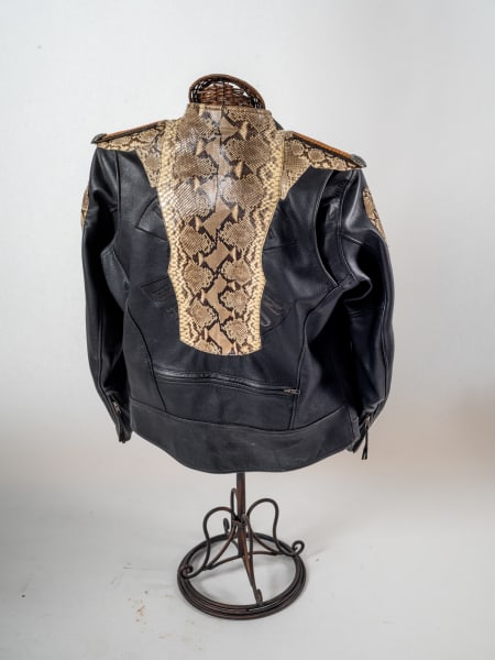 Leather & Snake Jacket by Rigsby Frederick 