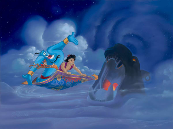 DISNEY Magic Carpet Ride (Aladdin) by Michael Provenza | Artwork