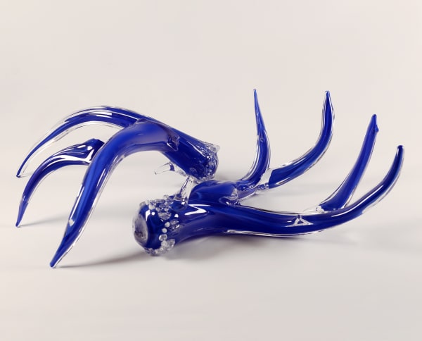 Antler Set-Dutch Blue by North Rim Glass Jared & Nicole Davis | Artwork ...