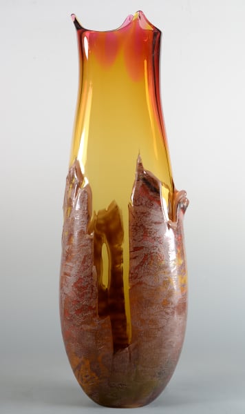 Desert Vista Sunset Amber by North Rim Glass Jared & Nicole Davis ...