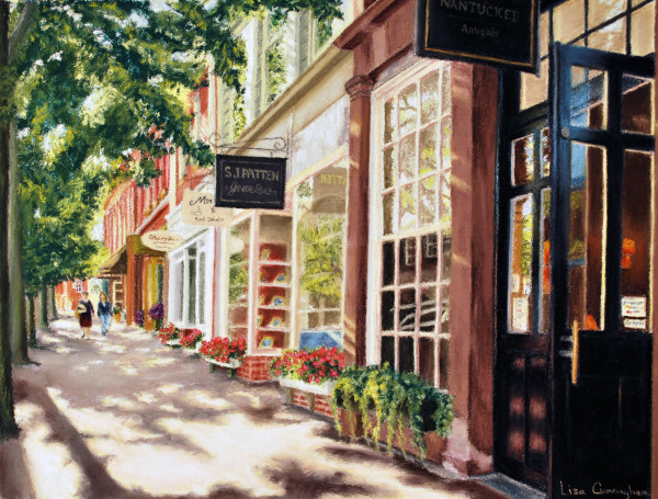 Main Street Nantucket by Lisa Cunningham | Artwork Archive