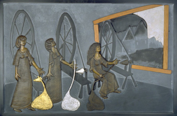 Giricoccola - Spinning Sisters by Ann Cunningham | Artwork Giricoccola - Spinning Sisters by Ann Cunningham | Artwork