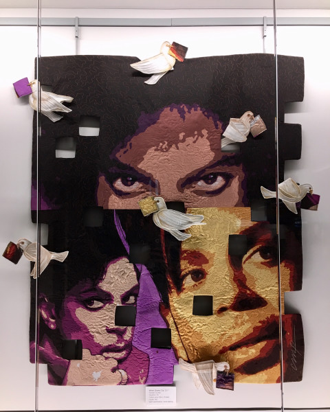 His Purple Reign: A Textural Tribute to Prince by Textile Center 