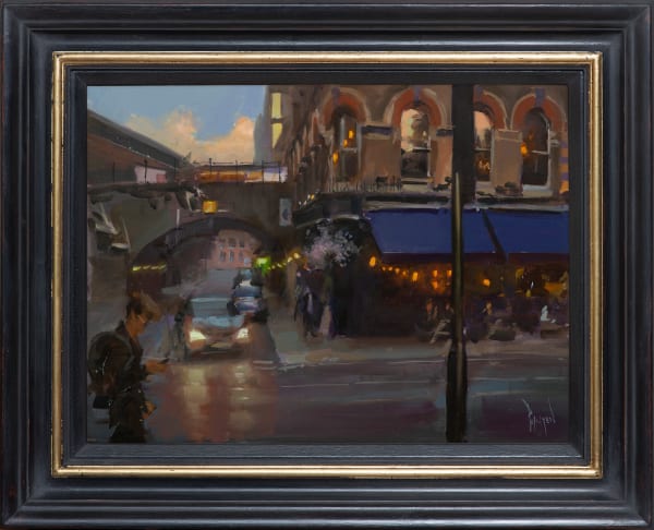 Victorian Pub by Vauxhall, Dusk 