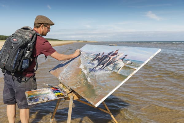 The Beach Ride at Holkham by Rob Pointon 