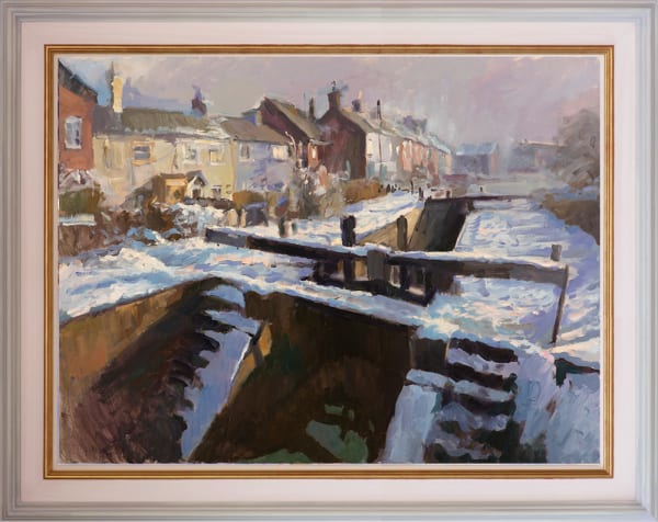 Sunlight on snow, Rode Heath 