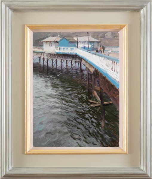 End of the pier reflection 