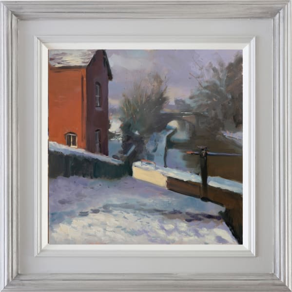 Thurlwood Lower Lock in Snow by Rob Pointon 