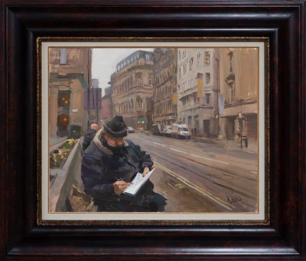 Sketching on Cross Street 