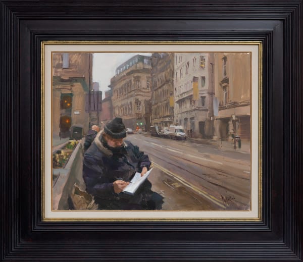 Sketching on Cross Street 