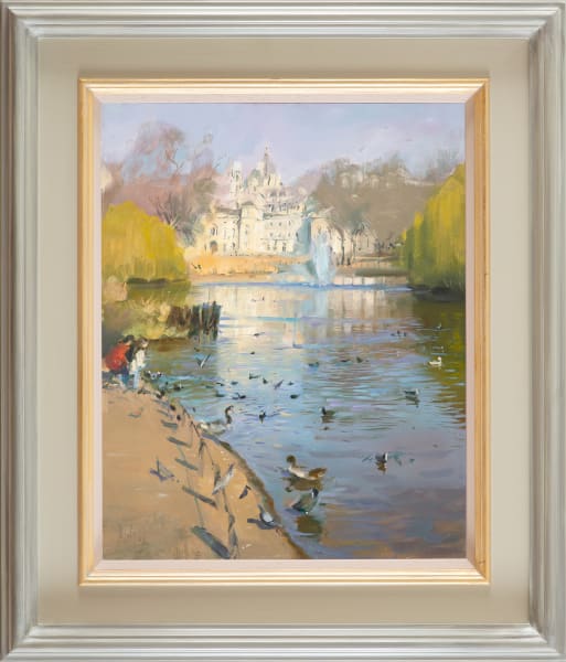 Horse Guards Parade from St James Park, Afternoon 