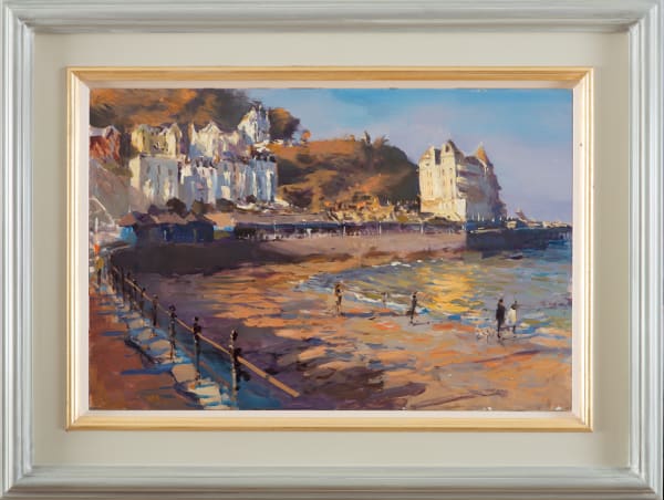 Late Sun on the North Shore Beach, Llandudno 