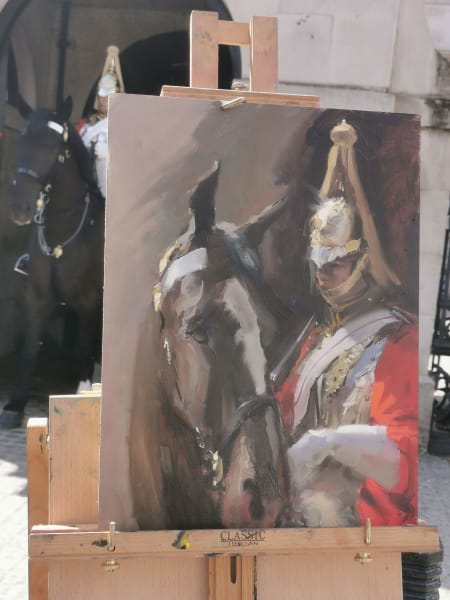Horse and Guard Study 