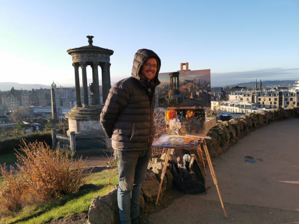 Morning Sun from Calton Hill 