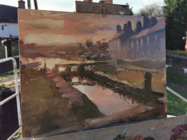 Bright Winter Sun over Low Street 