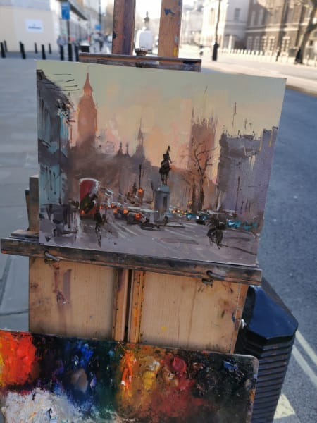 Westminster in Winter Morning Light 