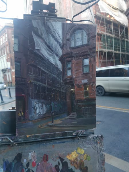 Corner of the Langley Buildings, Northern Quarter, Manchester by Rob Pointon 