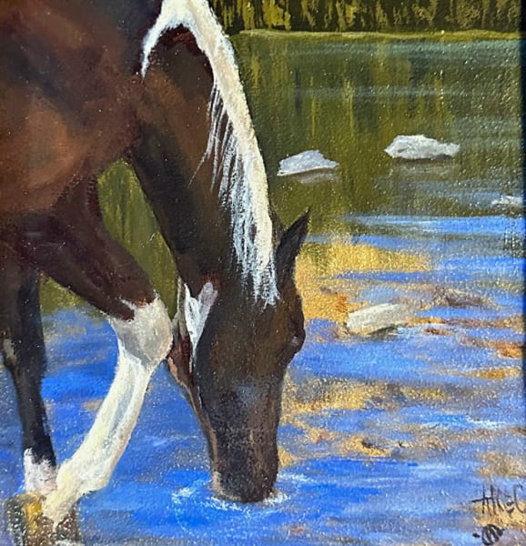 You Can Lead a Horse to Water... by Annie McCoy Artwork Archive