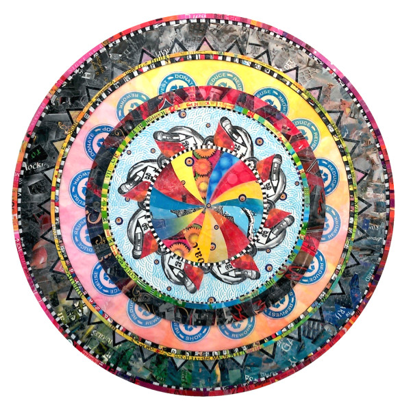 Collection Plastic Bag Mandalas from Virginia Fleck | Artwork Archive