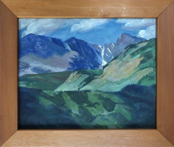 Mountain Sides Taylor Glacier 1942 By Eugene Kingman Collection Llc Artwork Archive