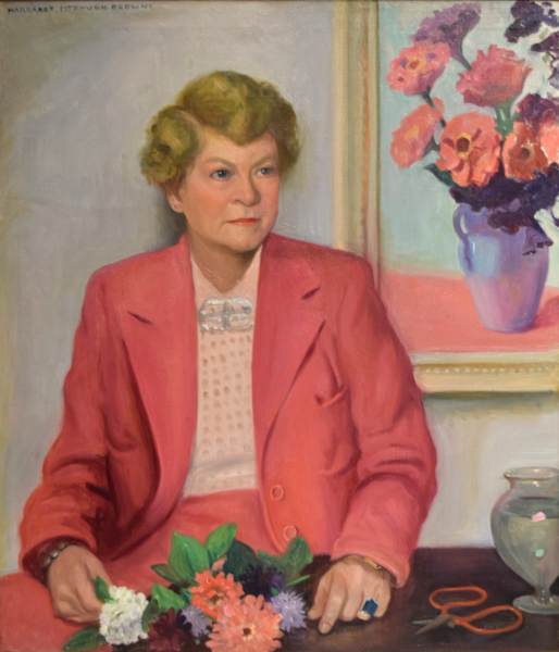 Portrait of Jane Peterson from the collection of Anderson Gallery