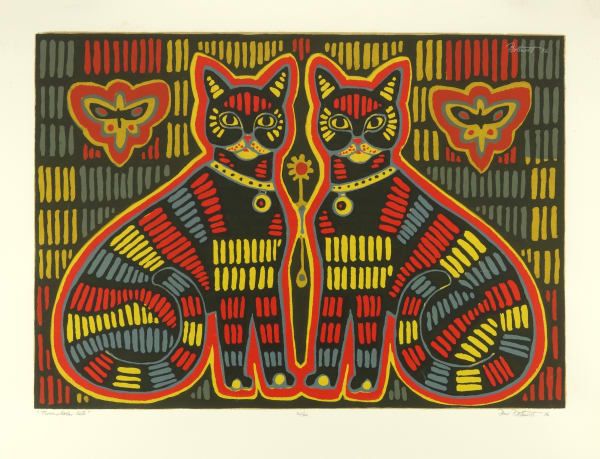DO ART（ドゥー・アート） Twin Mola Cats 21/40 from the collection of Mendocino Art Center